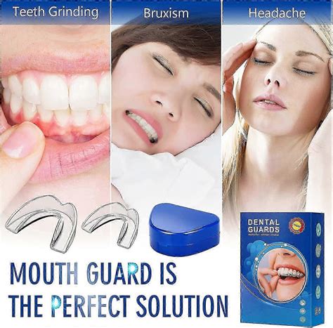 8pcs Mouth Guard For Grinding Teeth, Anti Grinding Bite Guard Moldable Dental Night Guards For ... - night guard for grinding