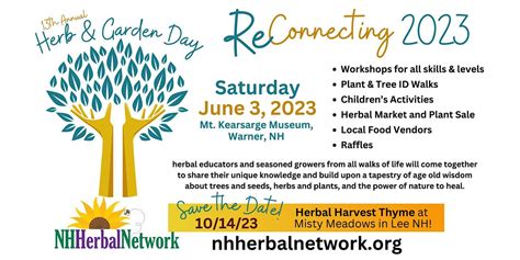Herb & Garden Day: Reconnecting, Mount Kearsarge Indian Museum, Warner ...