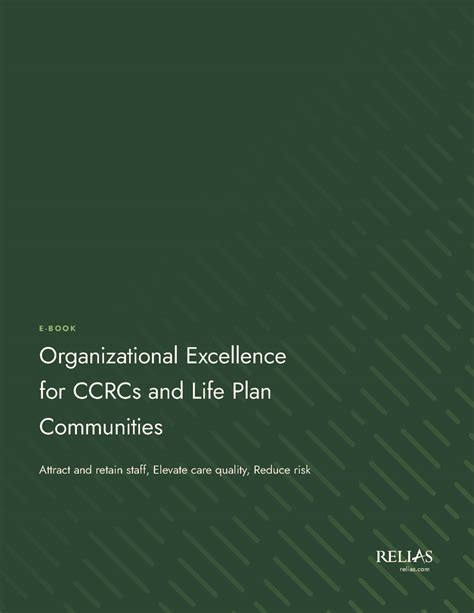 Organizational Excellence for CCRCs and Life Plan Communities E-Book ...
