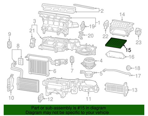 Genuine Toyota Cabin Air Filter part# 88508-01010 for 2005-2023 Toyota Tacoma | Ourisman Toyota ...
