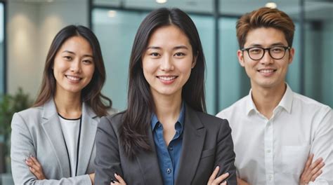 Business team portrait in an office | Premium AI-generated image