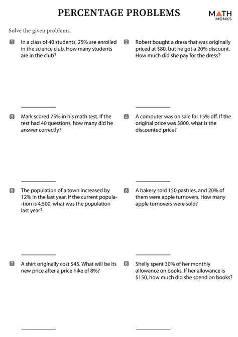 Image result for Solving Percentage Math Problems