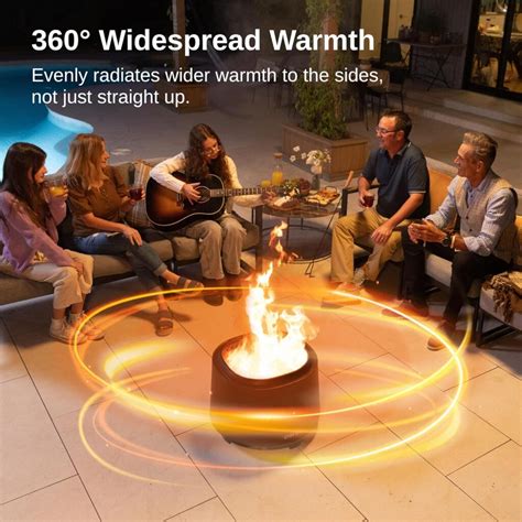 EAST OAK Fire Pit Smokeless 21" Firepits Review