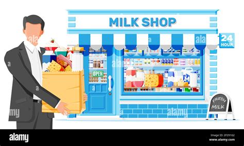 Dairy. Shop Cartoon 的图像结果