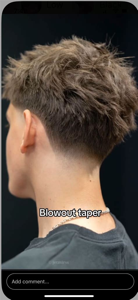 Low Cut Taper Haircut