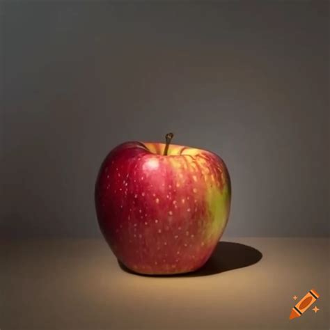 Monet's apple still life with beautiful lighting and brushstrokes on ...