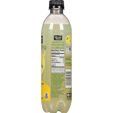 Minute Maid Lemonade Nutritional Information