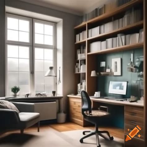 Ideal study room design for productivity on Craiyon