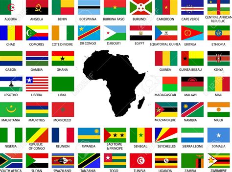 African Country Flags 的图像结果