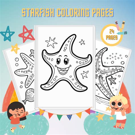 Starfish Coloring Book