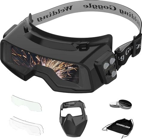 YESWELDER True Color Auto Darkening Welding Goggles, India | Ubuy