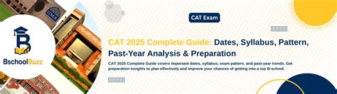 CAT 2025 Guide: Dates, Syllabus, Pattern, Analysis & Prep Tips