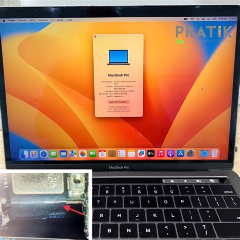 MacBook Pro (13-inch, 2017 - A1706) - tela com problema de flexgate ...