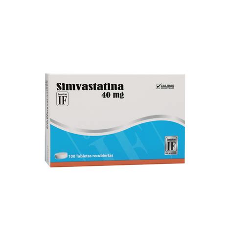 SIMVASTATINA 40 mg IF – Ibero Fármacos