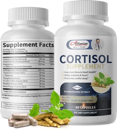 Amazon.com: Ashenutri 10-in-1 Cortisol Supplement with Magnesium ...
