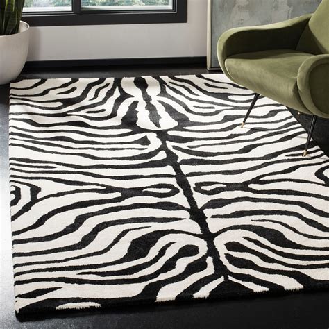 Zebra Print Rug
