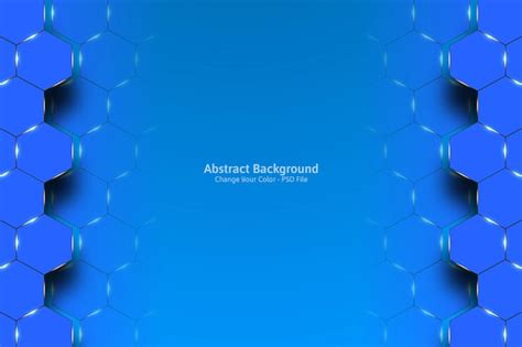 Hexagon medical background color can be changed | Free PSD