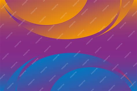 Premium Vector | Abstract background with circles of purple and orange ...