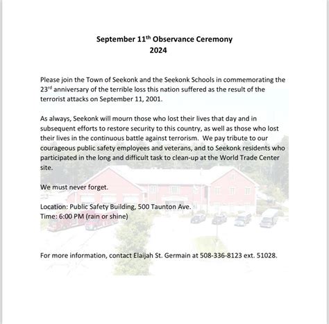 Instagram photo by Seekonk MA Police Department • Sep 11, 2024 at 5:00 AM