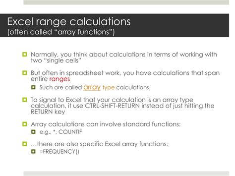 Excel Array Functions 的图像结果