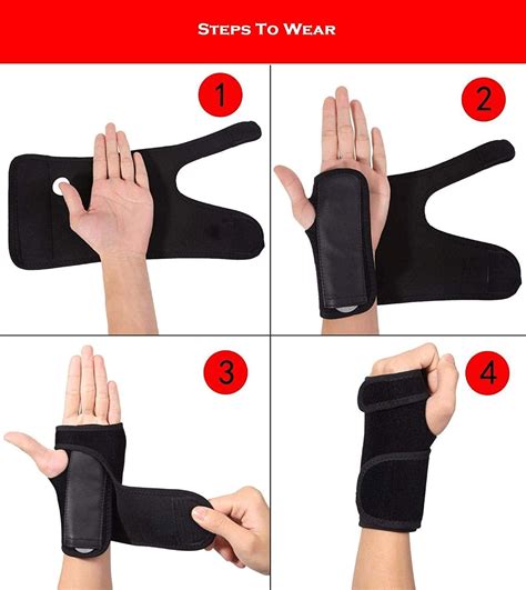 Buy SKUDGEAR ADJUSTABLE WRIST SUPPORT BRACE WITH REMOVABLE STEEL PLATE ...