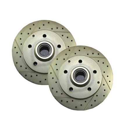 Airbagit AirBagIt MUS-ROTORS Mustang-II Duece Brake Rotors Drilled ...