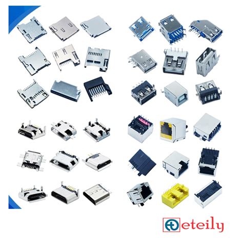 SIM Card Connector - Micro SIM Card Connector 6 Pin Slide Type with ...