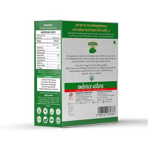 Buy Nature Sure Moringa Leaf Atta Mix 200g Directly From Company