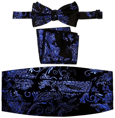 Buy Gioberti Men's Adjustable Satin and Paisley Cummerbund Set ...