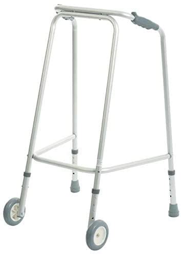 Buy Aids 4 Mobility Height Adjustable Large Walking Frame with Wheels ...