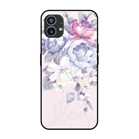 Elegant Floral Nothing Phone (1) Glass Back Cover - Flat 35% Off On ...