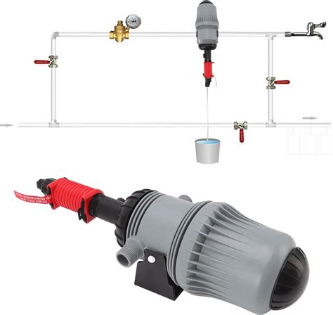 0.4 to 4% Fertilizer Injector, 2500L H Water Powered | Ubuy India