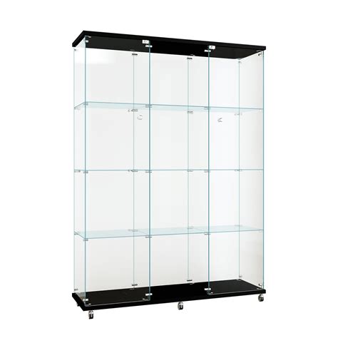 Curio Cabinets With Glass Doors Modern Glass Shelves Tempered Glass ...