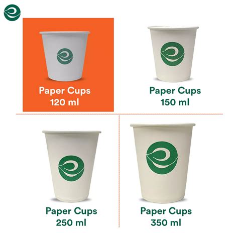 120 ml Disposable Paper Cups – ECOSOUL HOME INDIA
