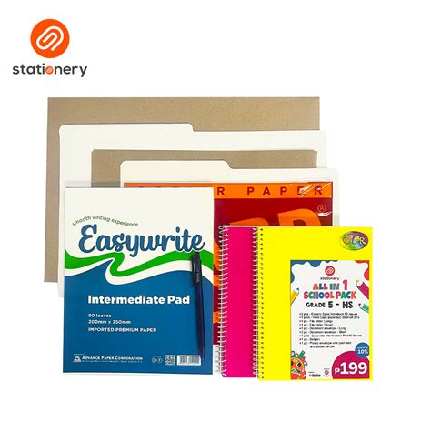 School Stationery Paper 的图像结果