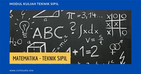 Download Modul Mata Kuliah Matematika Dasar - Teknik Sipil - CIVIL STUDIO