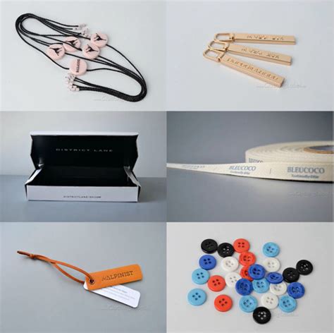 Custom clothing labels & tags and garment trims