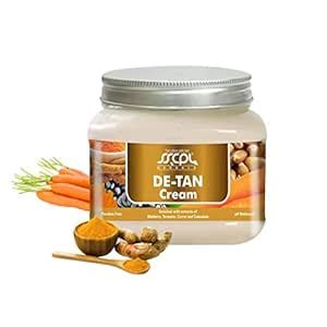 SSCPL Herbals Detan Massage Cream with Turmeric, Wheatgerm, Carrot and ...