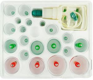 PHYSIO FACTORY PF 60 Hijama Vacuum Cupping Set | 24 Piece Set with Gun ...