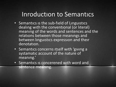semantics and pragmatics (1) | PPTX