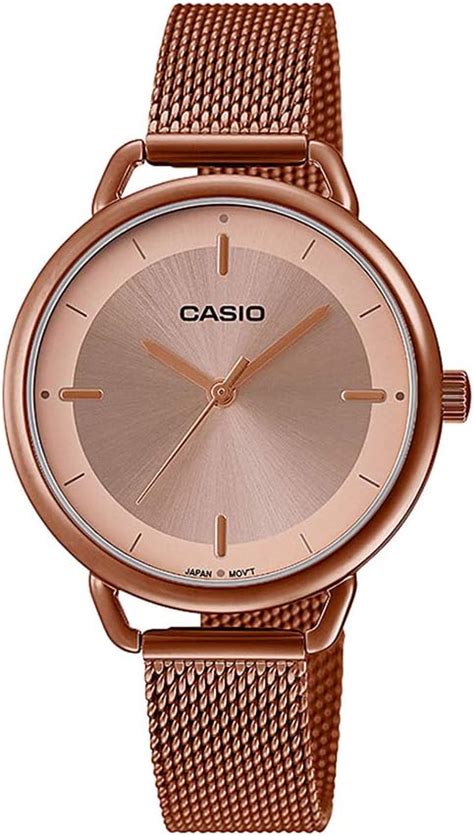 Casio Enticer Analogue Rose Gold Dial Women's Watch : Amazon.in: Watches