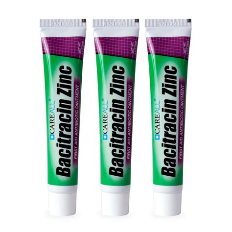 Buy CareAll Bacitracin Antibiotic Zinc Ointment 1oz (3 Pack). First Aid ...