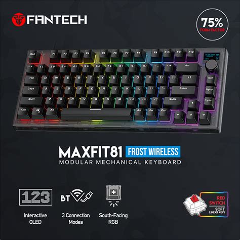 Tastatura Mehanicka Gaming Fantech MK910 RGB ABS Maxfit81 Frost ...