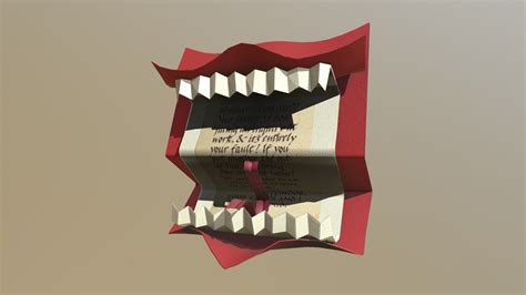 Harry Potter's Howler - 3D model by Gabrielle Martin (@gabmartin ...