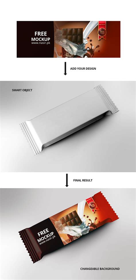 Free Chocolate Bar PSD Mockup :: Behance