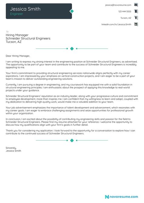 Image result for Cover Letter Example Engineering