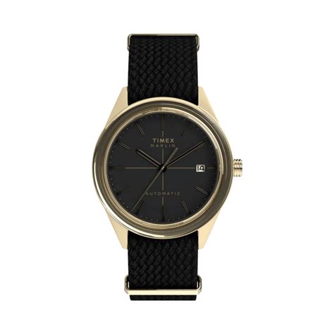 Timex Marlin® Jet Automatic 38mm Fabric Strap Mens Watch TW2Y24300UJ ...