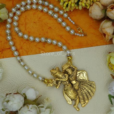 Beautiful Radha Krishna Necklace set for women – Store_of_arts