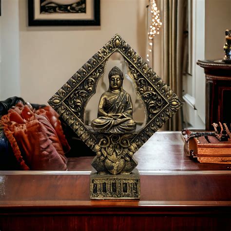 Buddha Showpiece for Home Décor Office Decoration & Gifting H 32 cm ...
