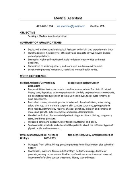 Divine Medical Assistant Resume Skills Nurse Builder